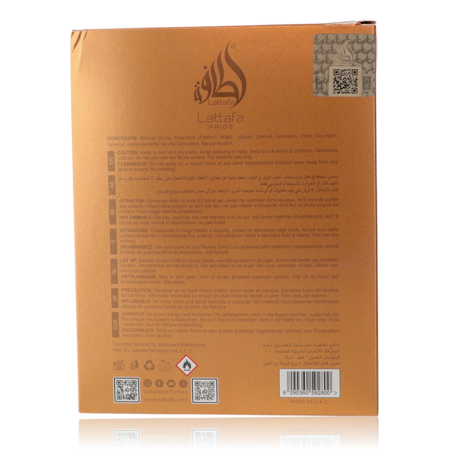 Natural Oud by Lattafa, 3.4 oz EDP Spray for Unisex