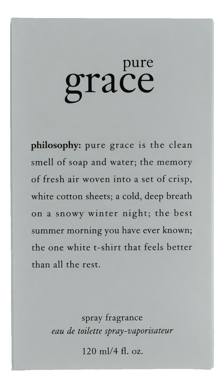 Pure Grace by Philosophy, 4 oz EDT Spray for Women