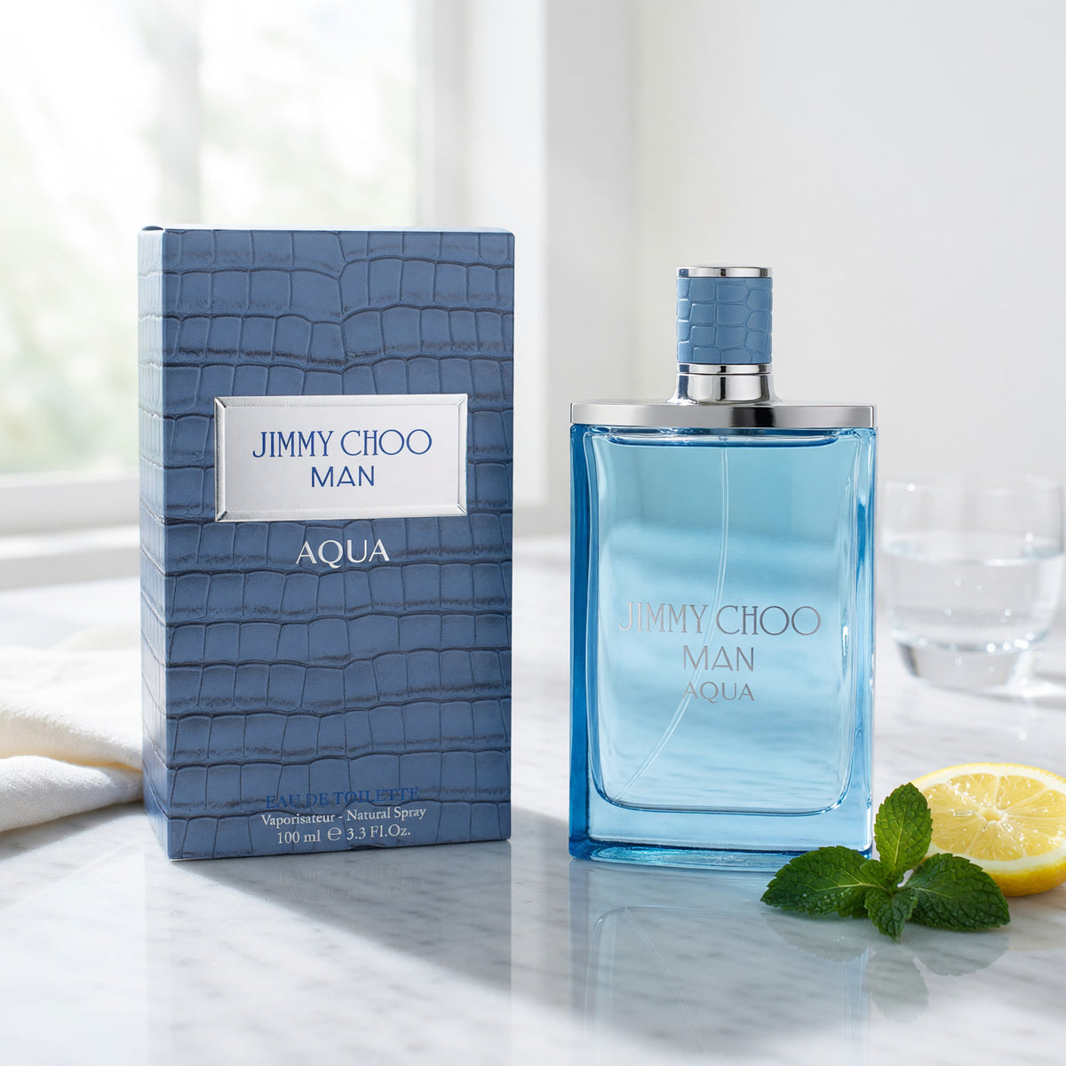 Jimmy Choo Man Aqua by Jimmy Choo, 3.3 oz EDT Spray for Men