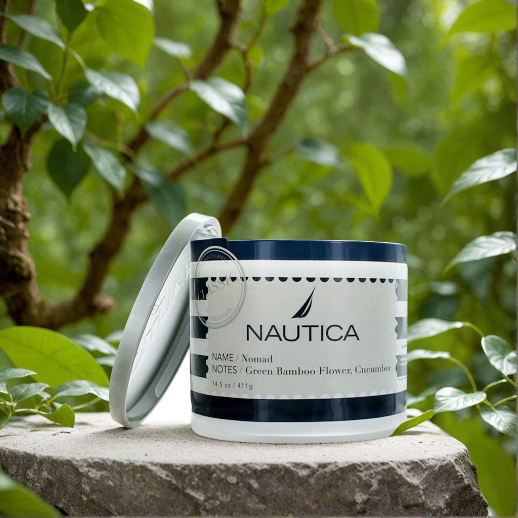 Nautica 14.5 oz Soy Wax Blend 3 Wick Candle - Nomad