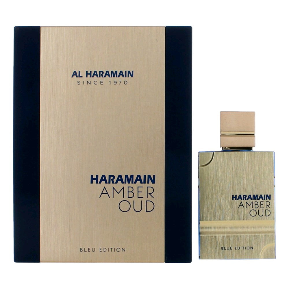 Amber Oud Blue Edition by Al Haramain, 2 oz EDP Spray for Unisex