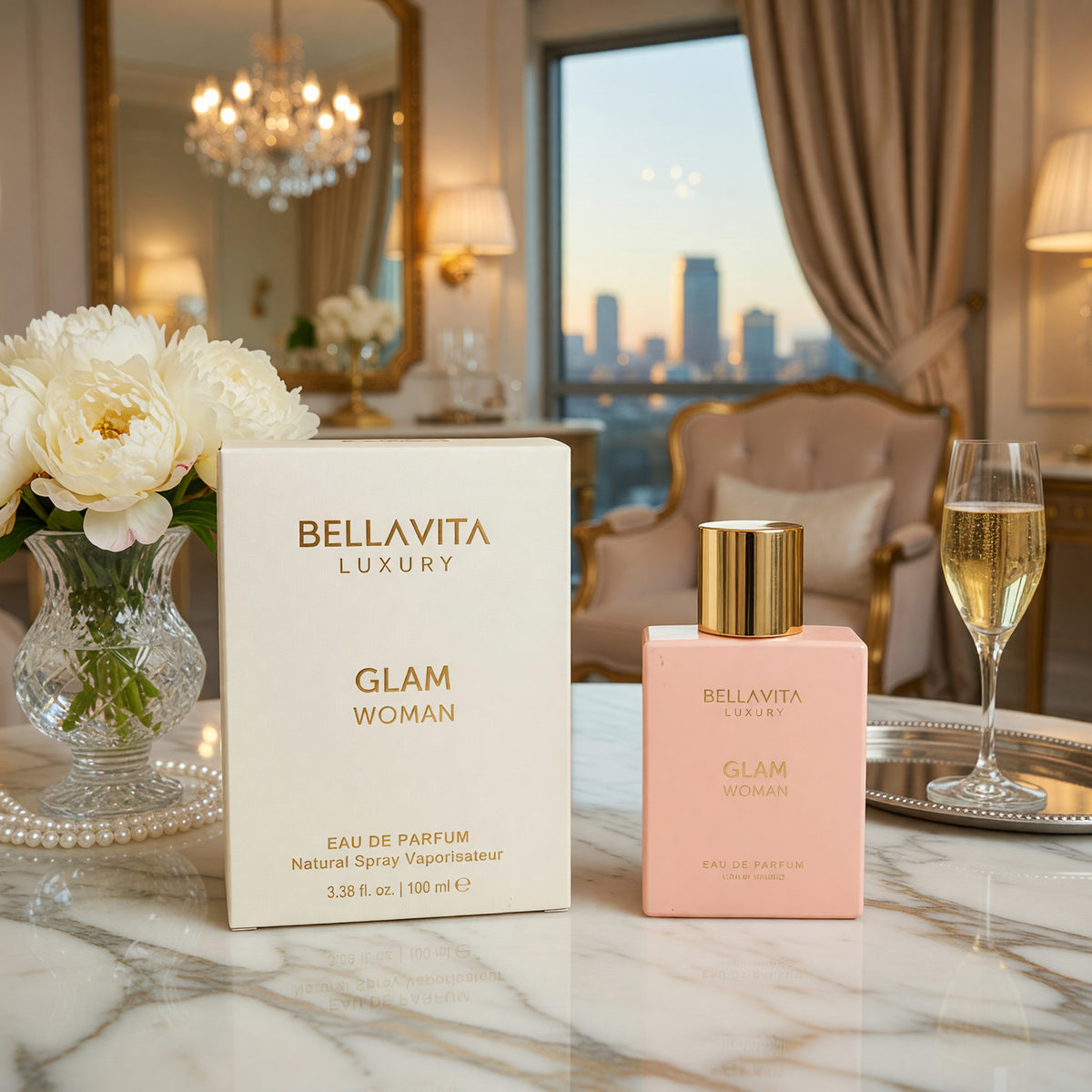 Luxury Glam by Bellavita, 3.4 oz EDP Spray for Women