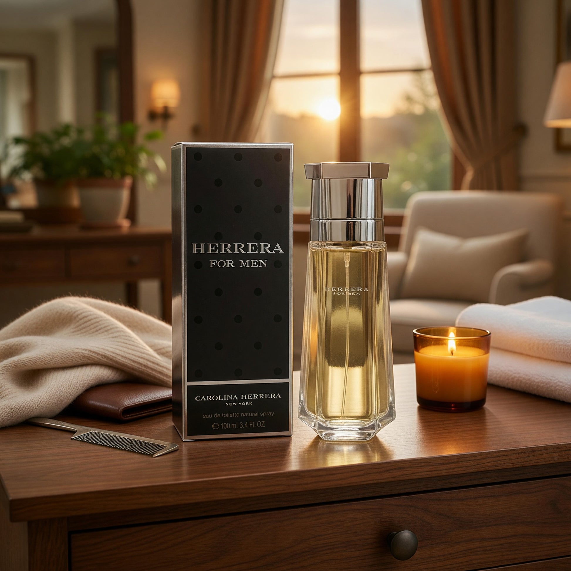 Herrera by Carolina Herrera, 3.4 oz EDT Spray for Men