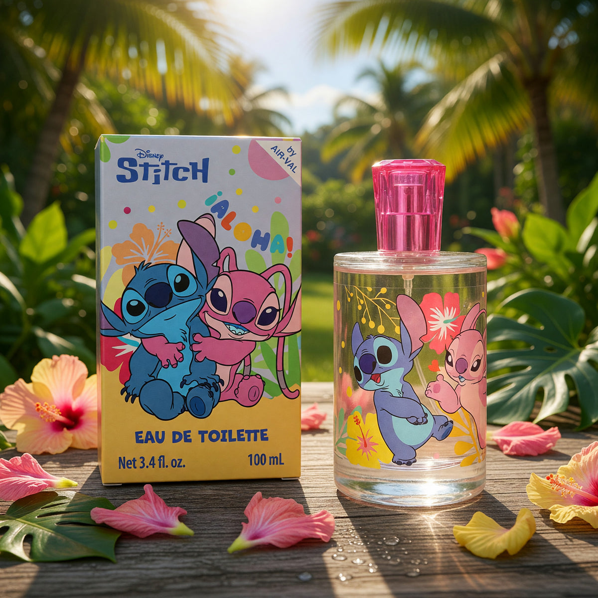 Stitch & Angel by Air-Val International, 3.4 oz EDT Spray for Kids