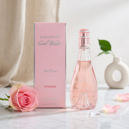 Cool Water Sea Rose by Davidoff, 3.4 oz EDT Spray for Women