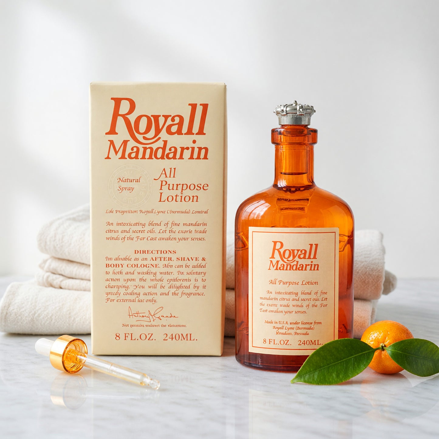 Royall Mandarin by Royall Fragrances, 8 oz All Purpose Lotion for Men