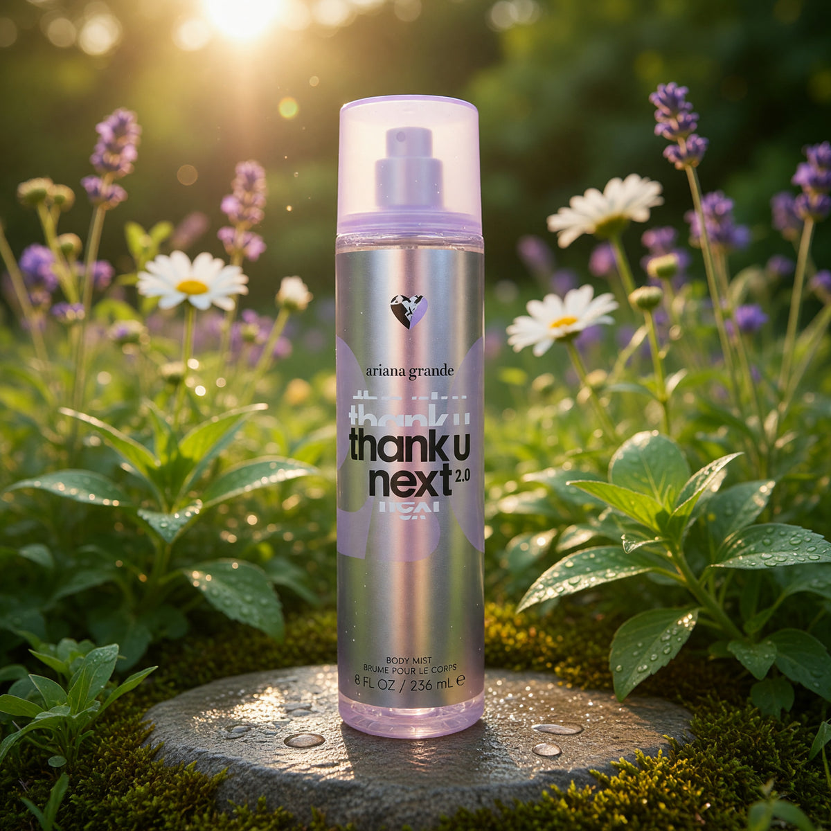 Thank U Next 2.0 by Ariana Grande, 8 oz Body Mist for Women 
