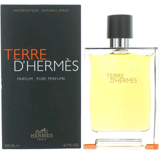 Terre D'Hermes by Hermes, 6.7 oz Pure Parfum Spray for Men