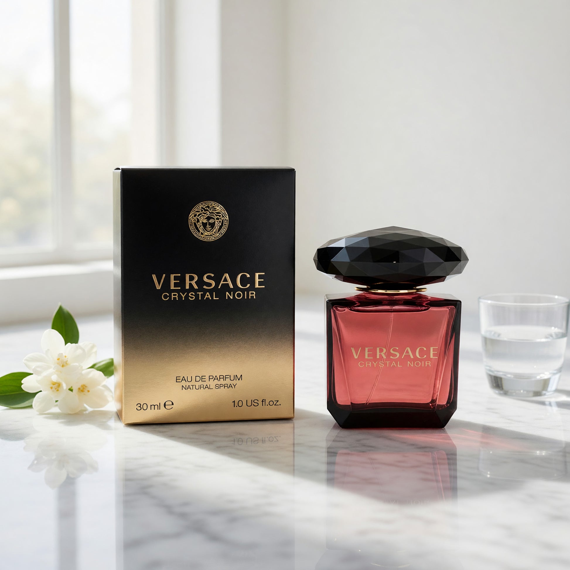 Versace Crystal Noir by Versace, 1 oz EDP Spray for Women