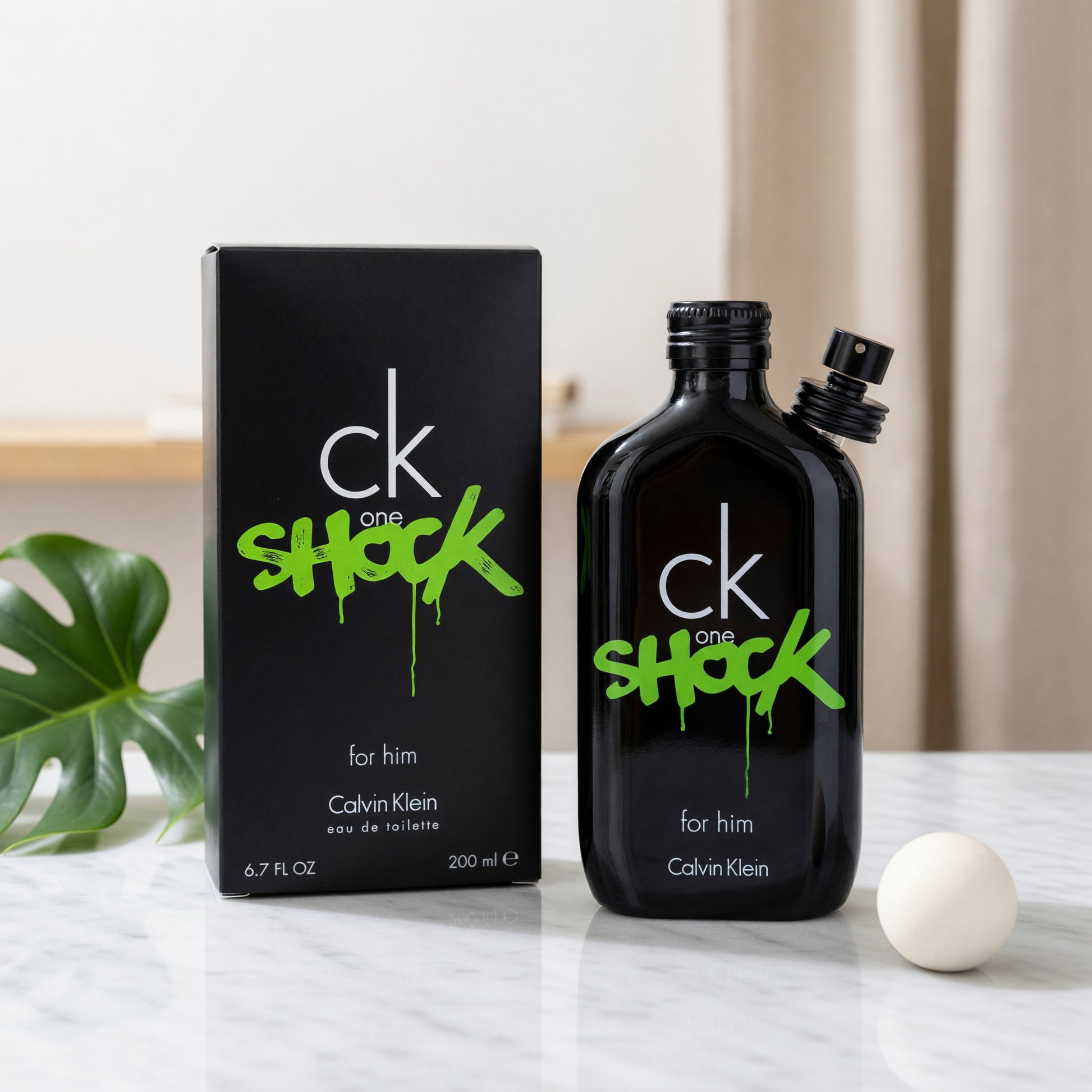 CK One Shock by Calvin Klein, 6.7 oz EDT Spray for Men