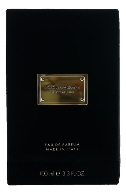 Velvet Infusion by Dolce & Gabbana, 3.3 oz EDP Spray for Unisex 