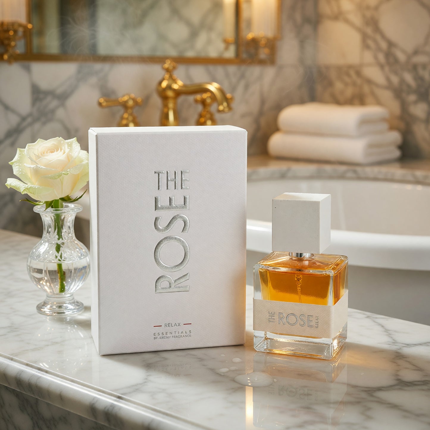 The Rose Relax by Fragrance One, 1.7oz Extrait de Parfum Spray for Unisex