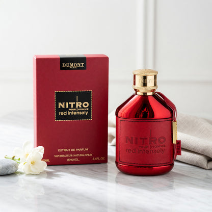 Nitro Red Intensely by Dumont, 3.4 oz EDP Spray for Men