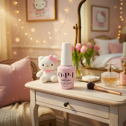OPI Gel Nail Polish by OPI, 0.5oz Gel Color - Let's Be Friends! By Hello Kitty - Let's Be Friends! By Hello Kitty