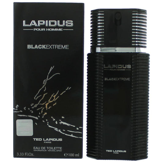Lapidus Black Extreme by Ted Lapidus, 3.3 oz EDT Spray for Men