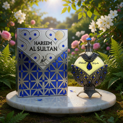 Khadlaj Hareem Al Sultan Blue by Al Khadlaj, 1.18oz Perfume Oil for Unisex