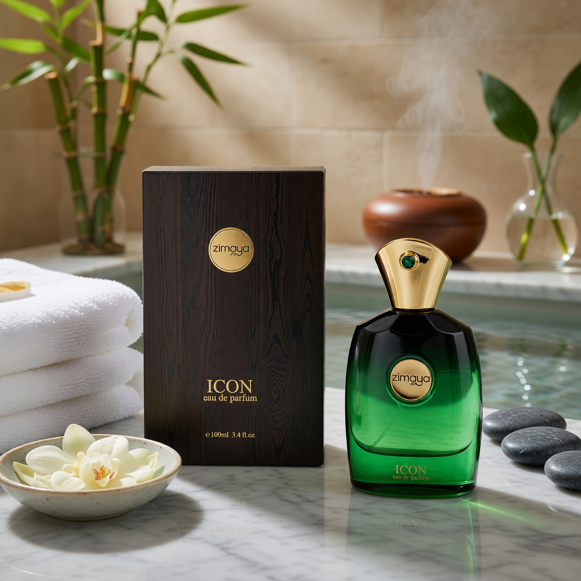 Icon by Zimaya, 3.4 oz Extrait de Parfum Spray for Unisex