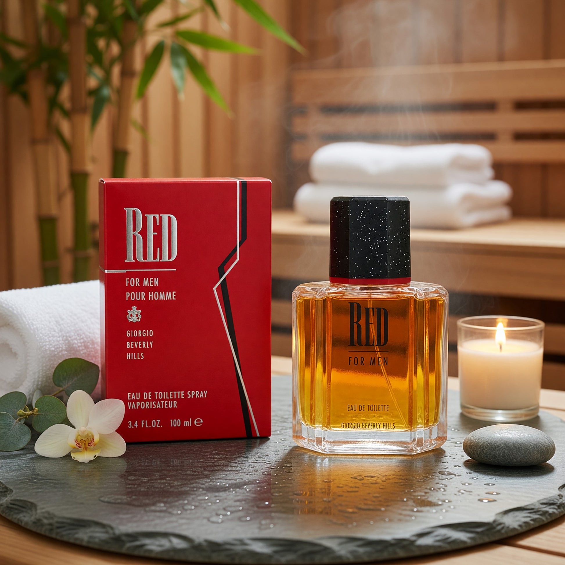 Red by Beverly Hills, 3.4 oz EDT Spray for Men