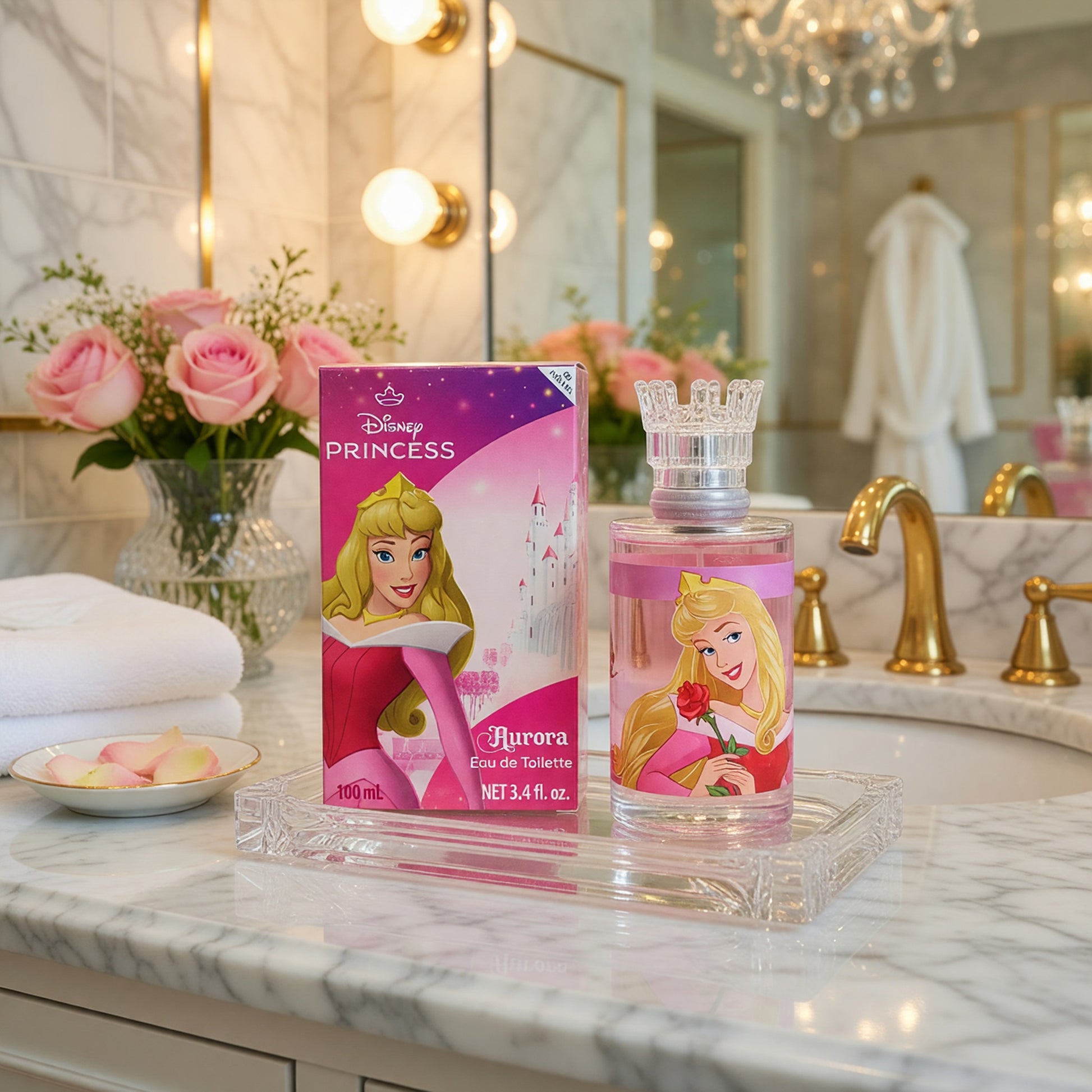 Disney Princess Aurora by Disney, 3.4 oz EDT Spray for Kids