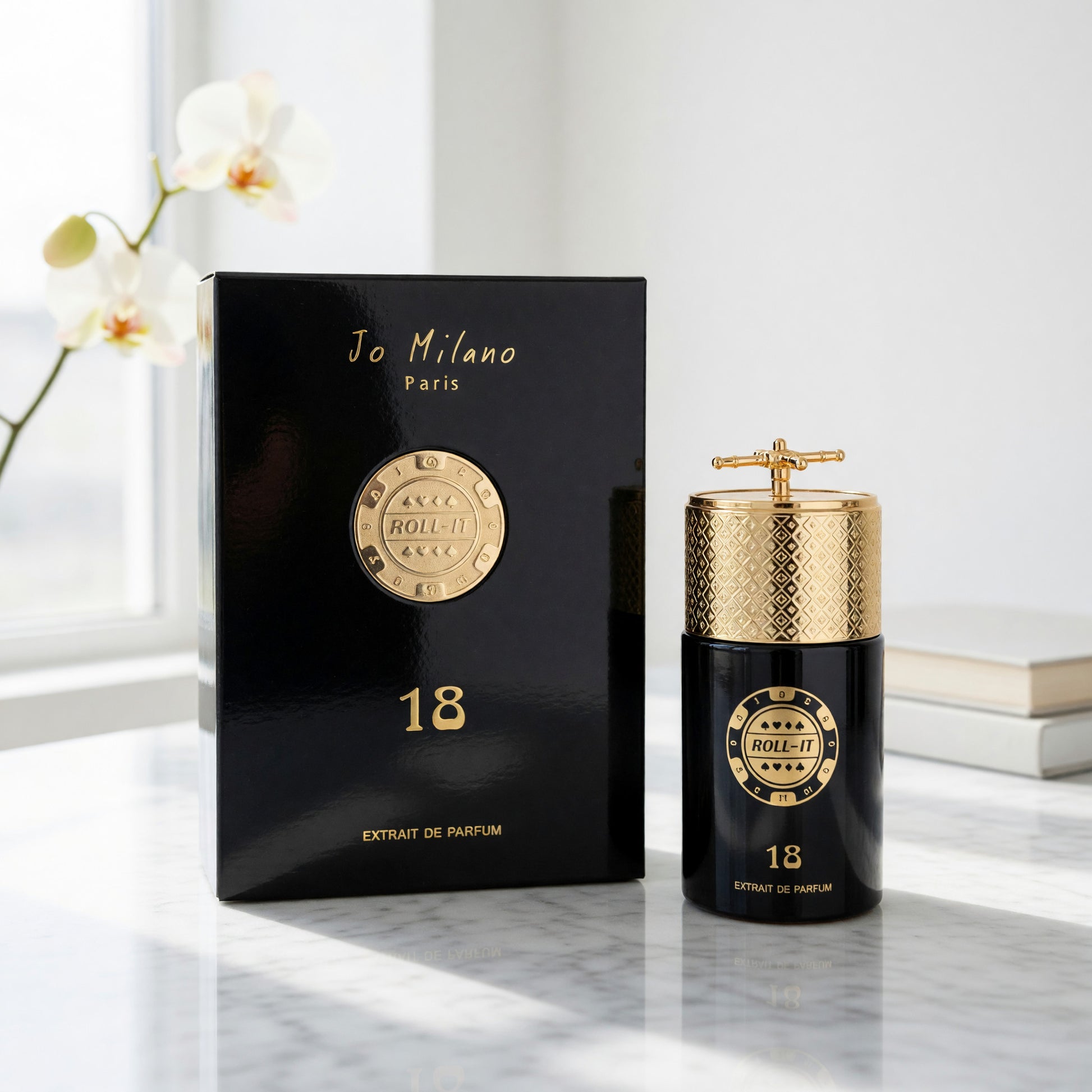 Roll It 18 by Jo Milano, 3.4 oz Extrait De Parfum Spray for Unisex