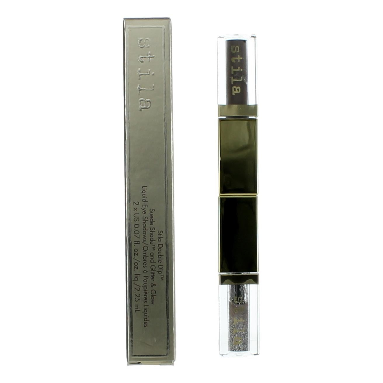 Stila Double Dip by Stila Beauty, 2 x 0.07oz Liquid Eye Shadows - Grey Fox - Grey Fox