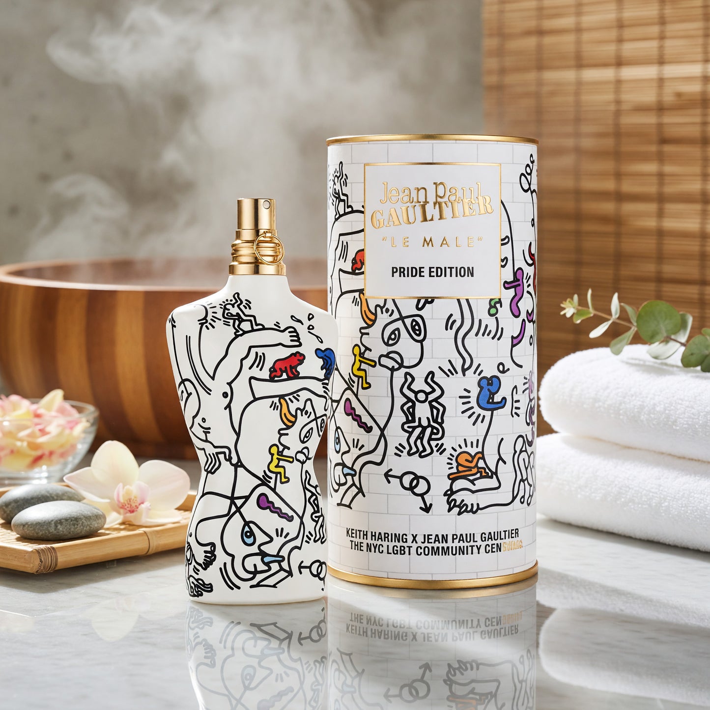 Jean Paul Gaultier Le Male by JPG 4.2 EDT Spray men - Pride Edition x Keith Haring