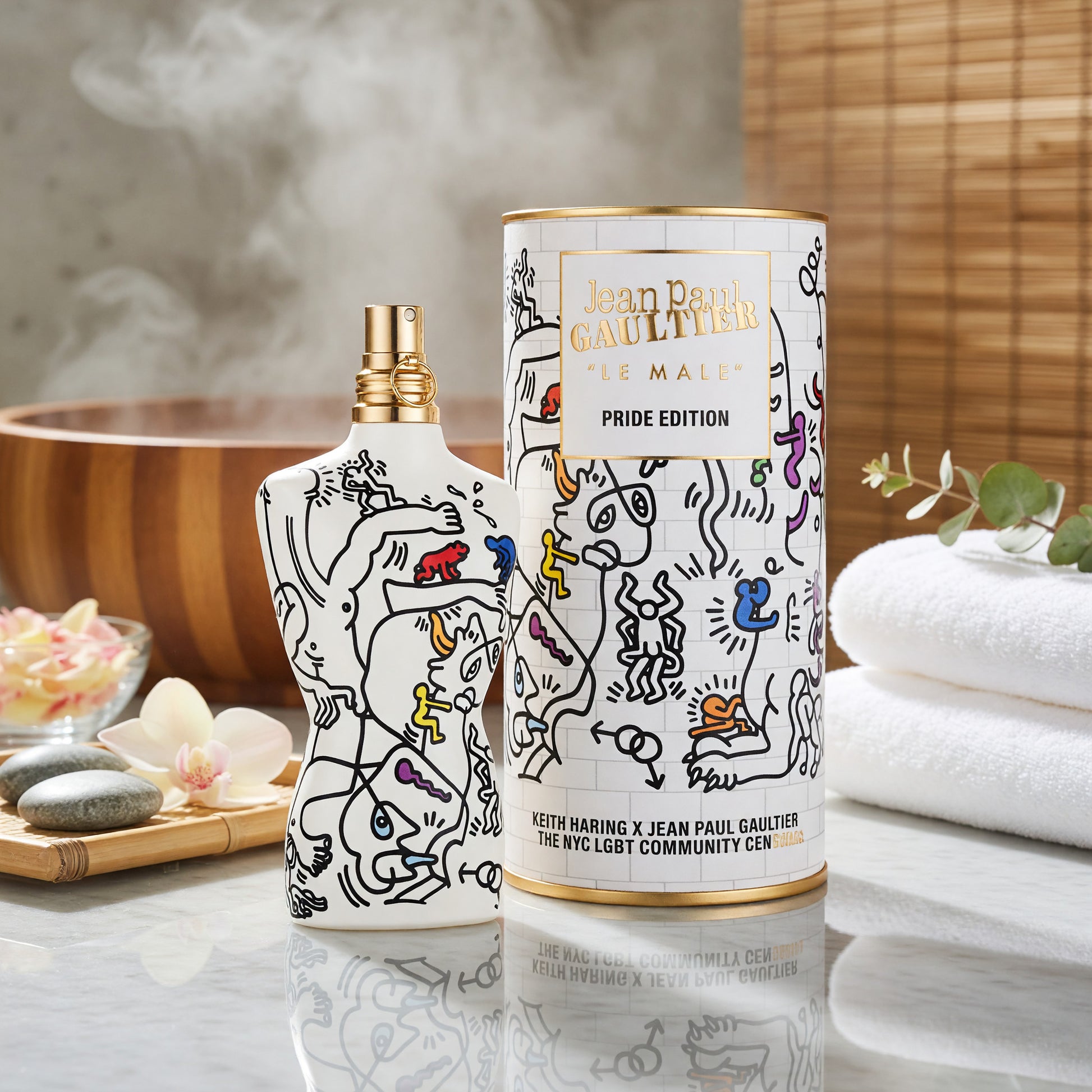 Jean Paul Gaultier Le Male by JPG 4.2 EDT Spray men - Pride Edition x Keith Haring