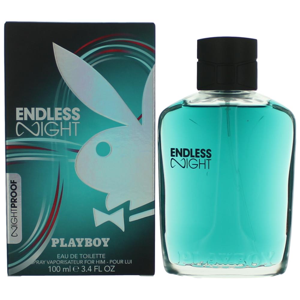 Playboy Endless Night for Him by Coty, 3.4 oz EDT Spray for Men