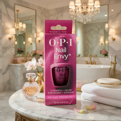 OPI Nail Envy by OPI 0.5 oz Nail Strengthener - Powerful Pink  - Powerful Pink