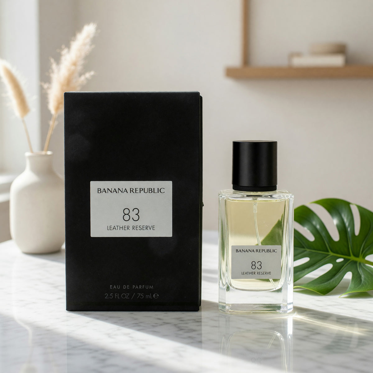 83 Leather Reserve by Banana Republic, 2.5 oz EDP Spray for Unisex