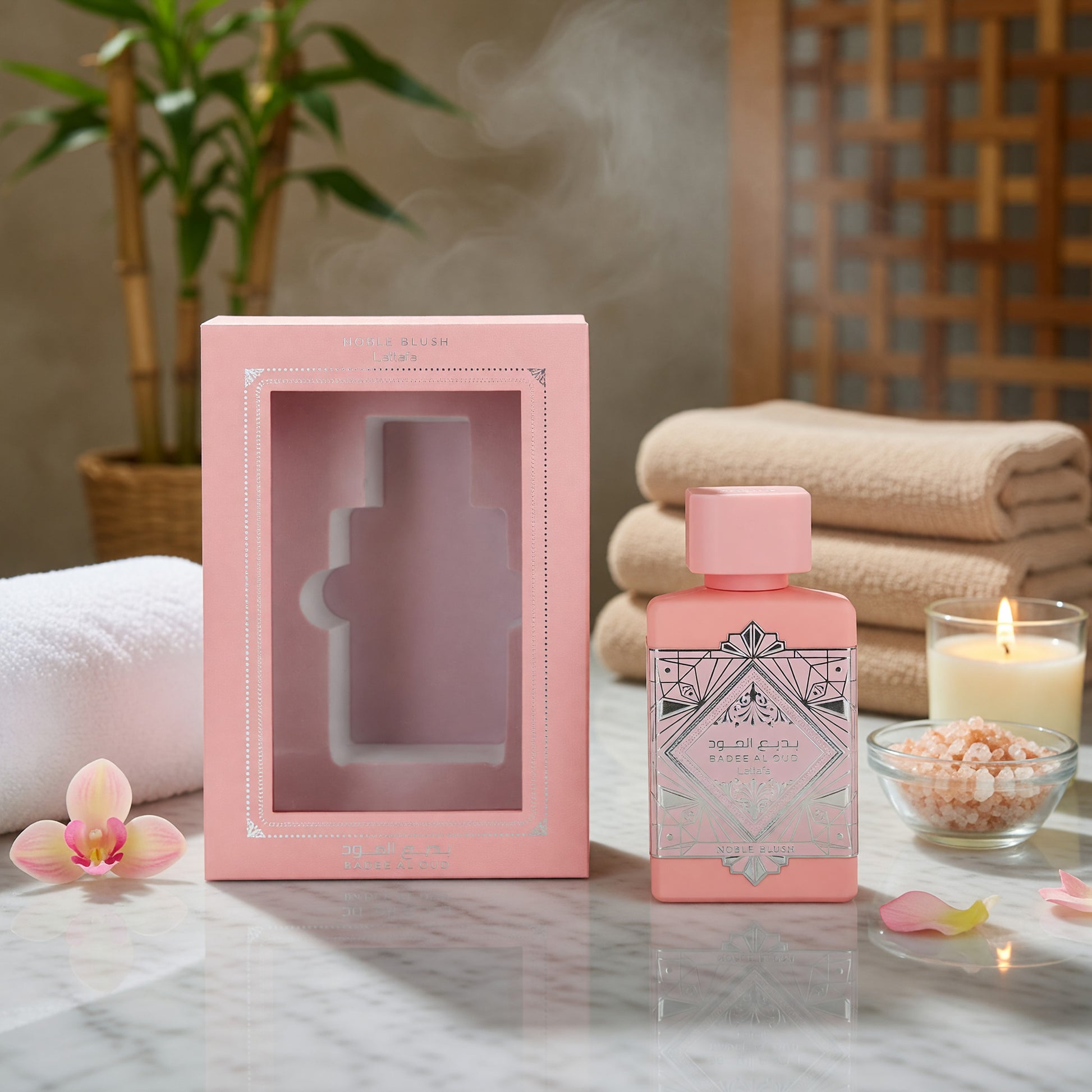 Bade'e Al Oud Noble Blush by Lattafa, 3.4 oz EDP Spray for Women 