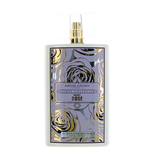 Velvet Rose White by Aubusson, 3.4 oz EDP Spray women. White bottle