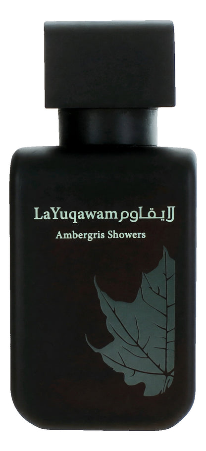 La Yuqawam Ambergris Showers by Rasasi, 2.5 oz EDP Spray for Men