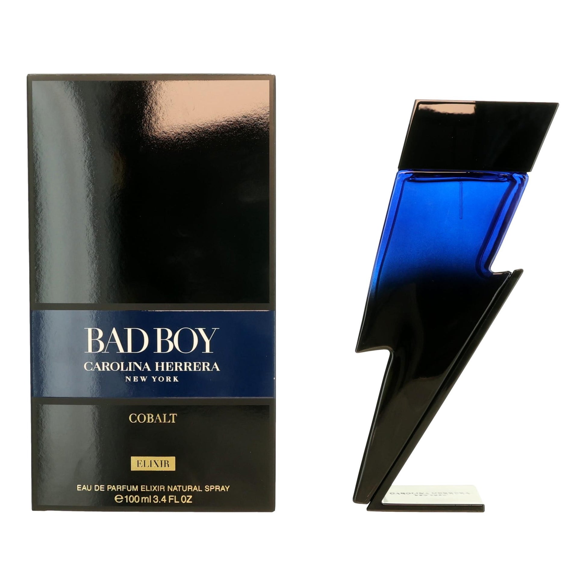 Bad Boy Cobalt Elixir by Carolina Herrera, 3.4 oz EDP Elixir Spray men