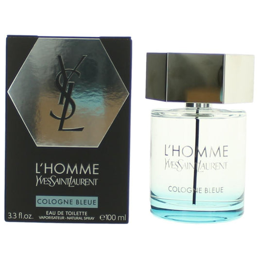 L'Homme Cologne Bleue by Yves Saint Laurent, 3.3 oz EDT Spray for Men