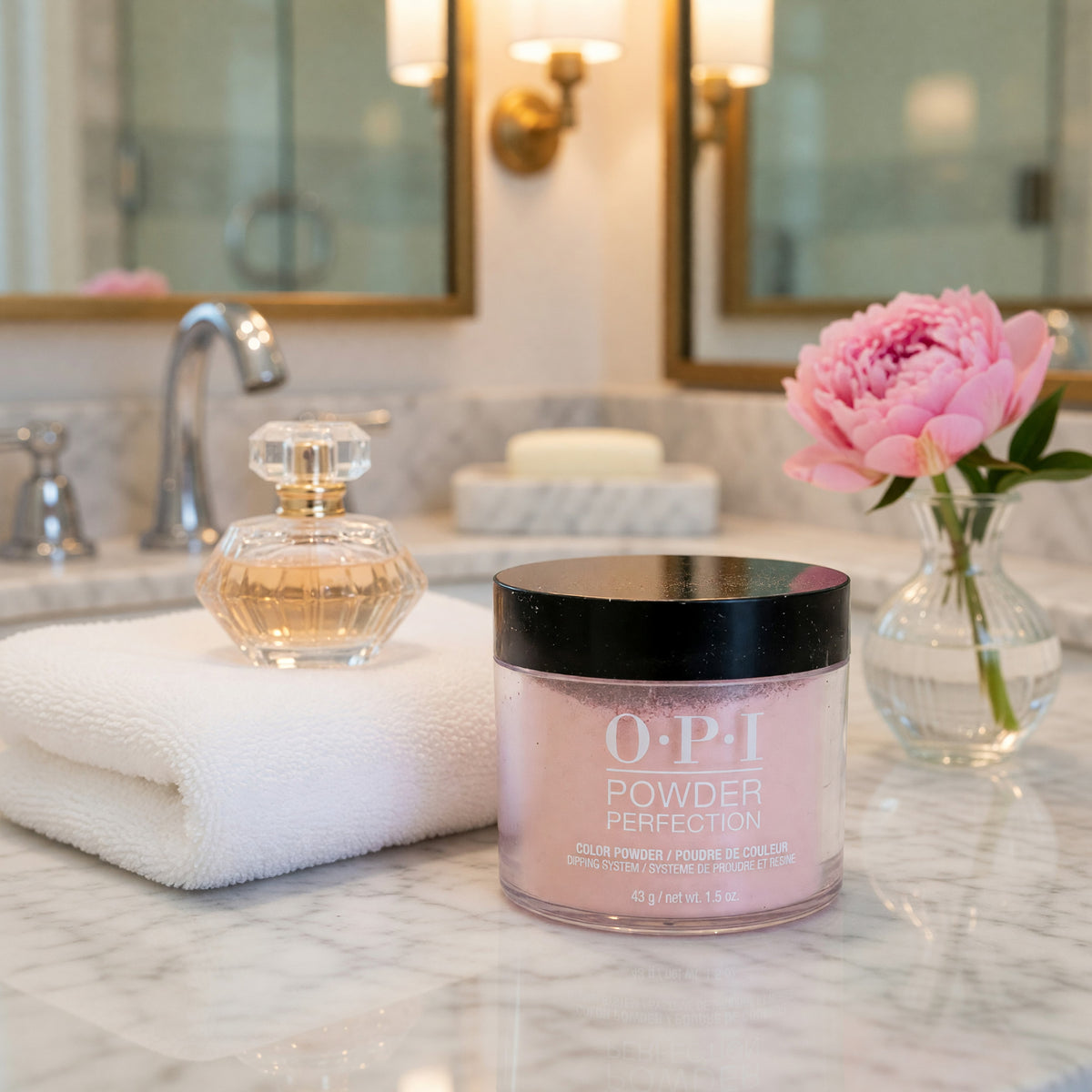 OPI Powder Perfection by OPI, 1.5 oz Color Dip Powder - Bubble Bath - Bubble Bath