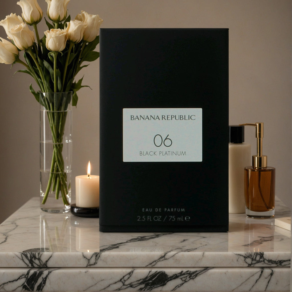 06 Black Platinum by Banana Republic, 2.5 oz EDP Spray for Unisex