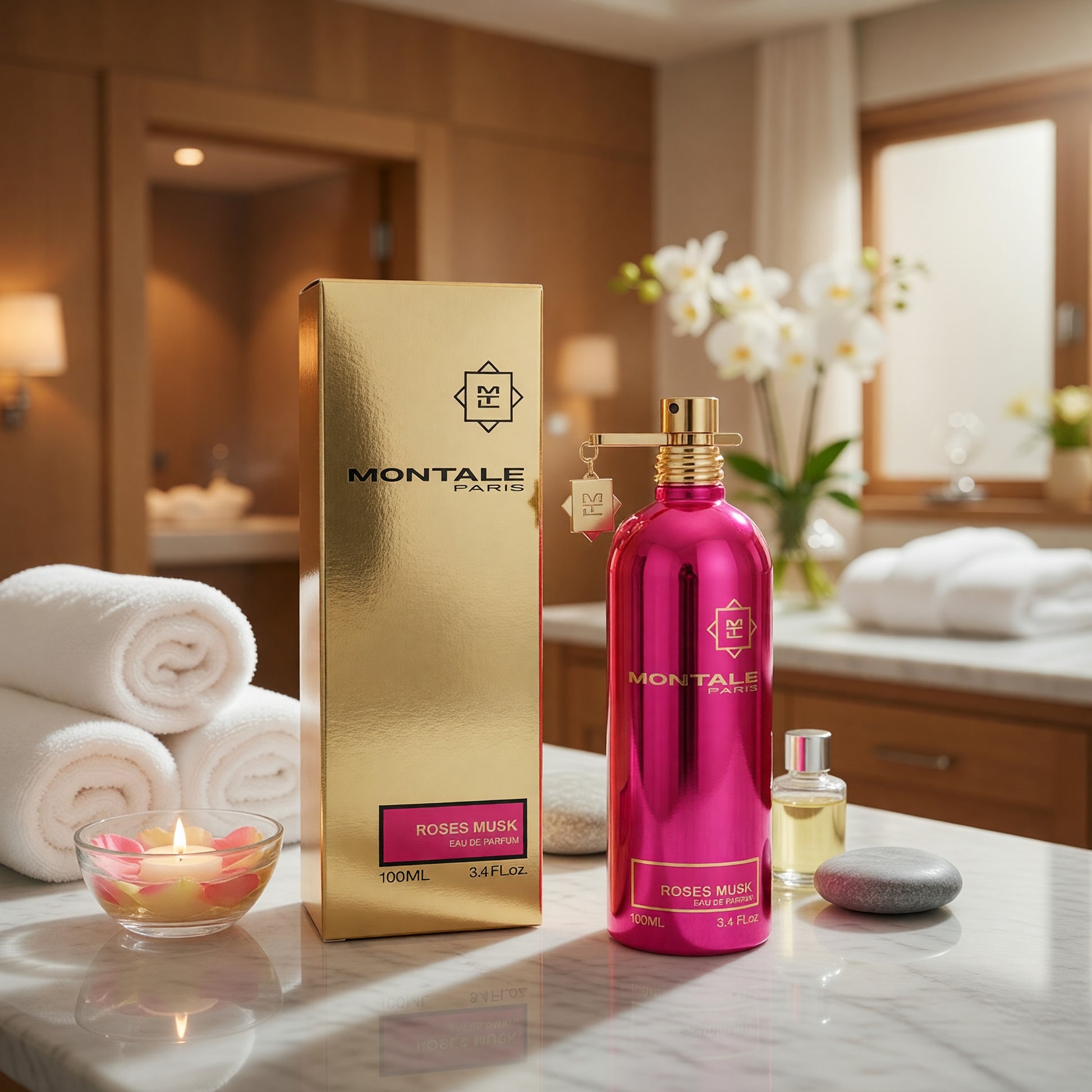 Montale Roses Musk by Montale, 3.4 oz EDP Spray for Women