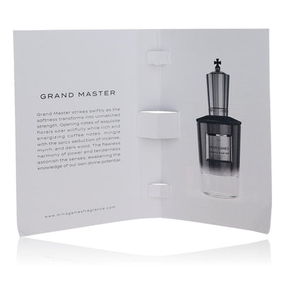 Grand Master by Mind Games, 0.06oz Extrait de Parfum for Unisex Sample  