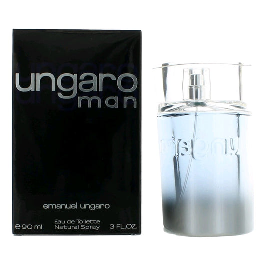 Ungaro Man by Emanuel Ungaro, 3 oz EDT Spray for Men