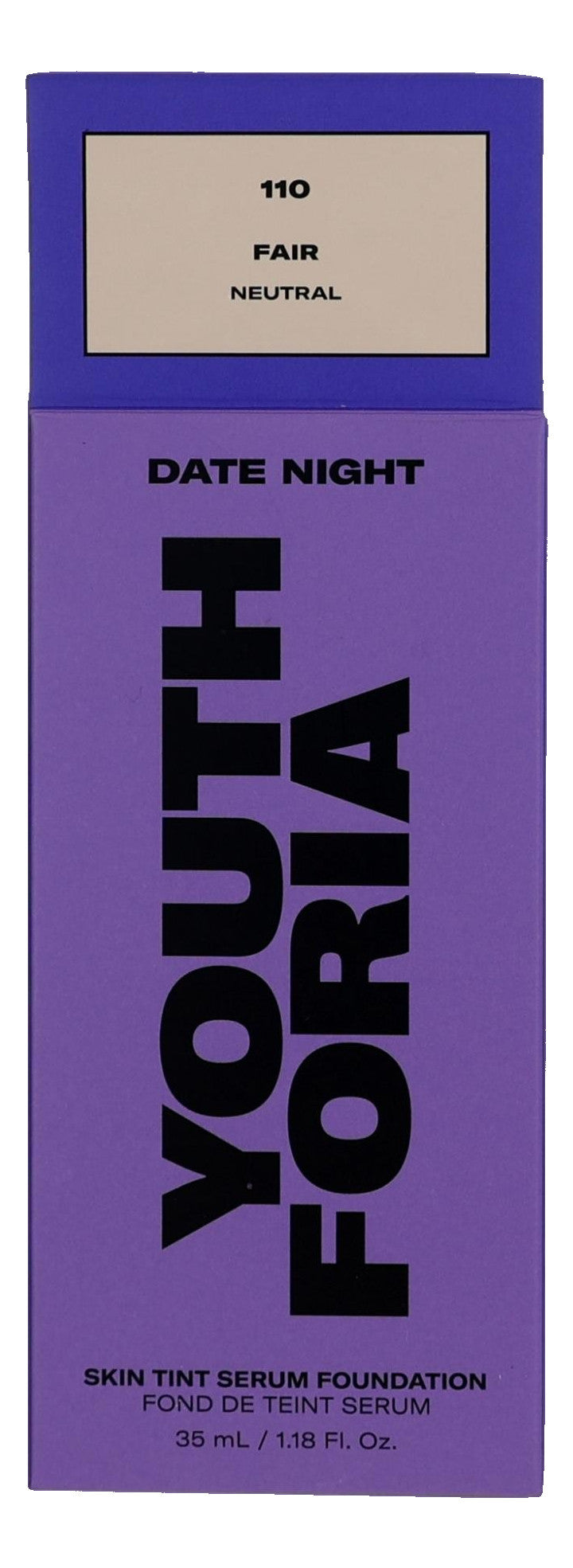 Date Night by Youthforia, 1.18oz Skin Tint Serum Foundation - 110 Fair - 110 Fair