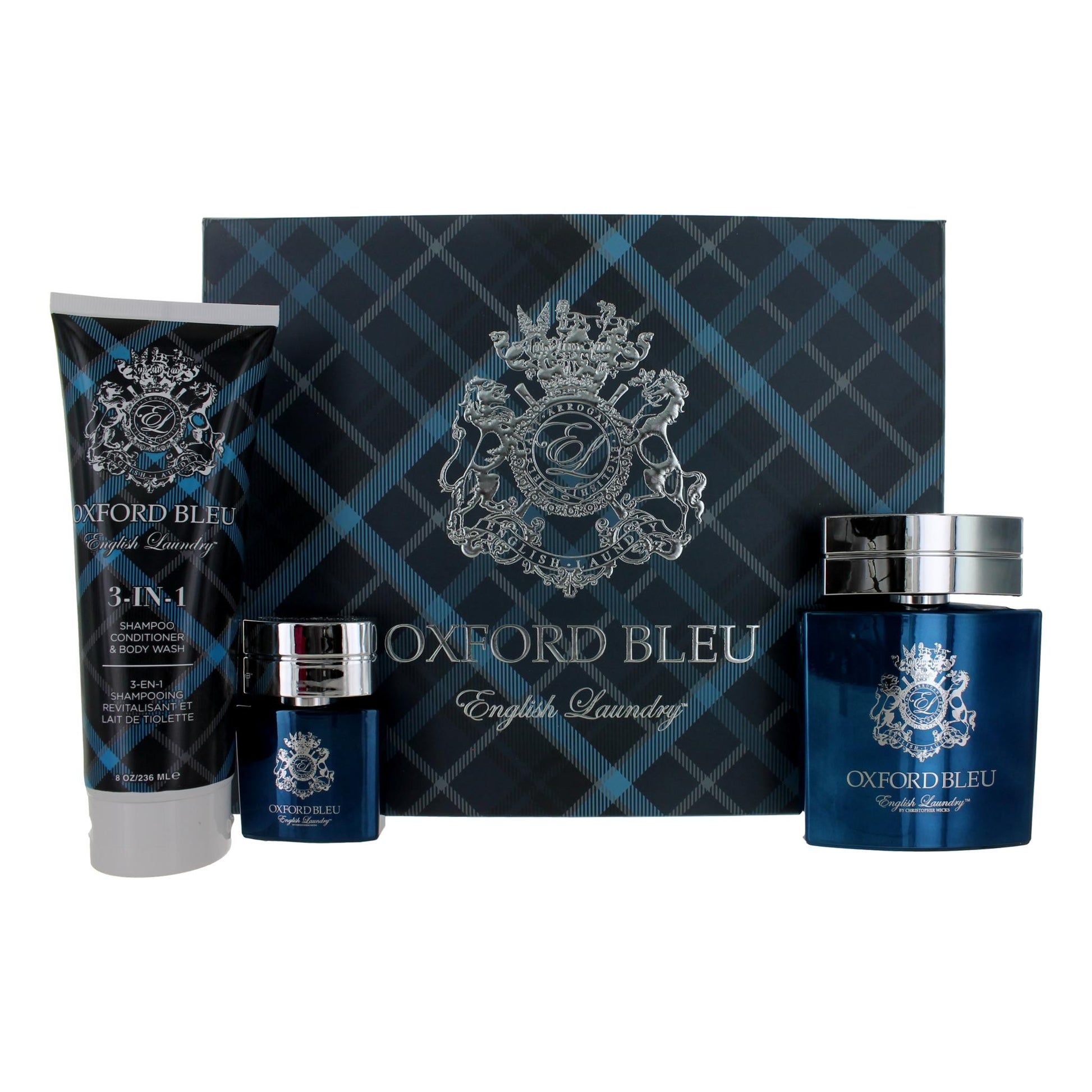 Oxford Bleu by English Laundry, 3 Piece Gift Set for Men