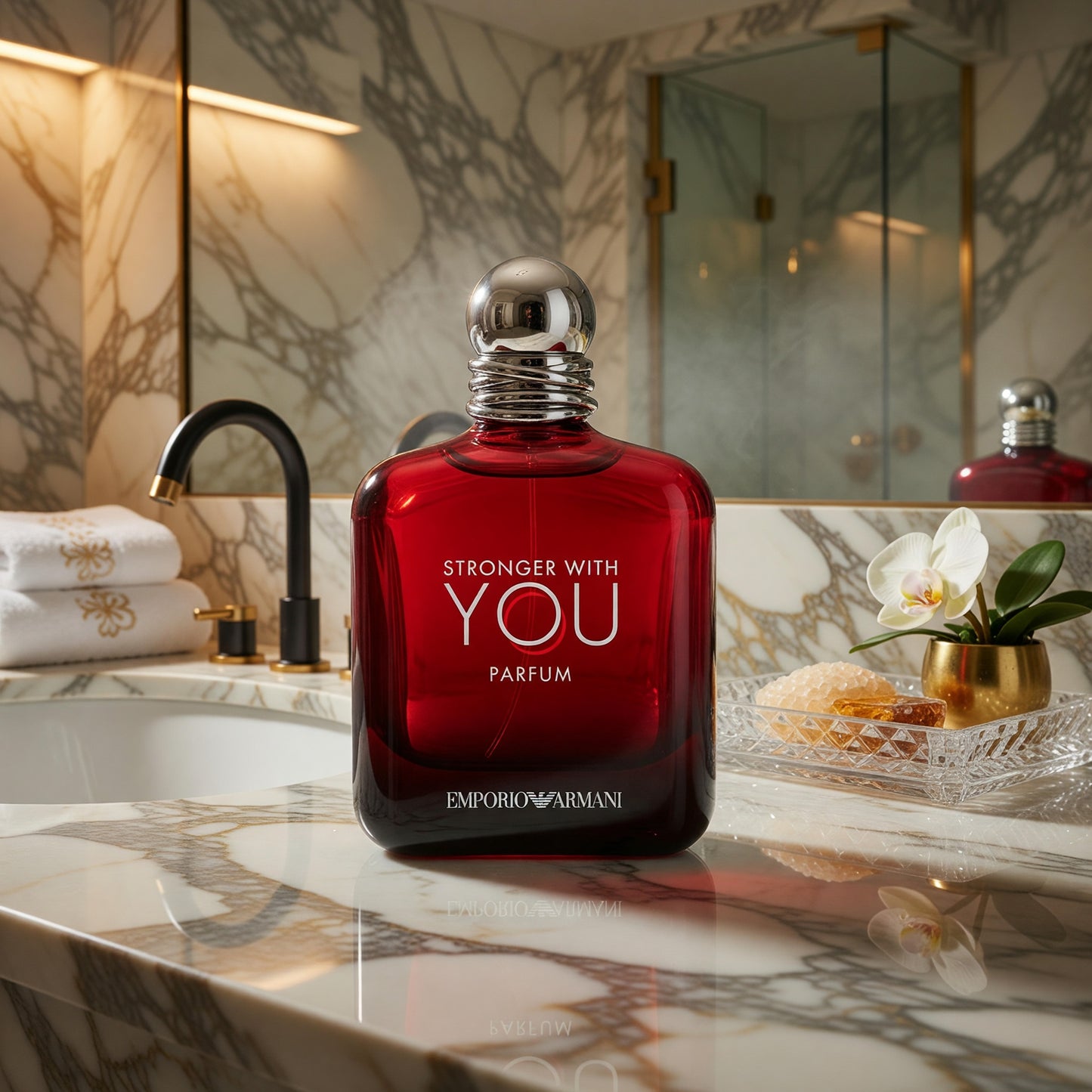 Stronger With You by Emporio Armani, 3.4oz Parfum Spray men, UNBOXED