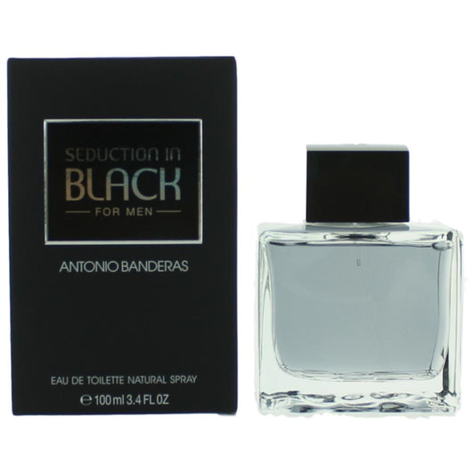 Seduction in Black by Antonio Banderas, 3.4 oz EDT Spray for Men