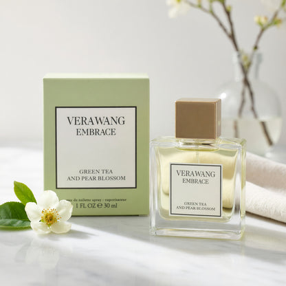 Vera Wang Embrace Green Tea and Pear Blossom by Vera Wang, 1oz EDT Spray women