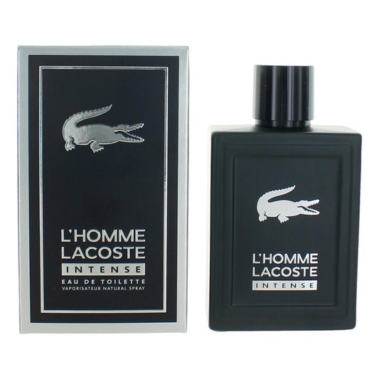 L'Homme Lacoste Intense by Lacoste, 3.3 oz EDT Spray for Men