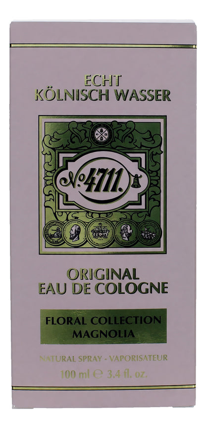 4711 Floral Collection Magnolia by 4711, 3.4oz Eau De Cologne Spray for Unisex