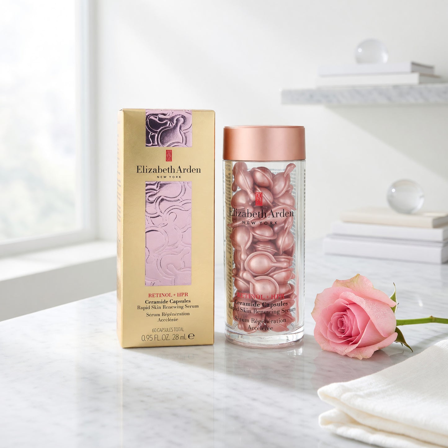 Retinol + HPR Ceramide by Elizabeth Arden, 60 Capsules