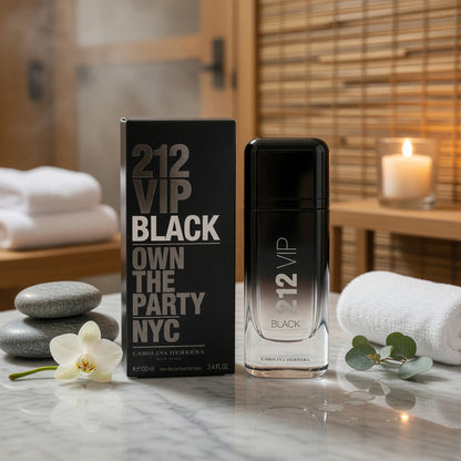 212 VIP Black by Carolina Herrera, 3.4 oz EDP Spray for Men