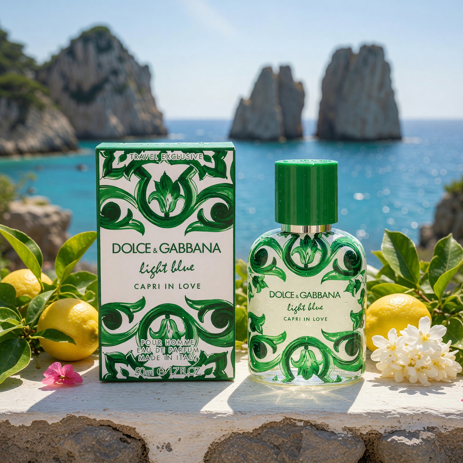 Light Blue Capri In Love Green by Dolce & Gabbana, 1.7oz EDP Spray men